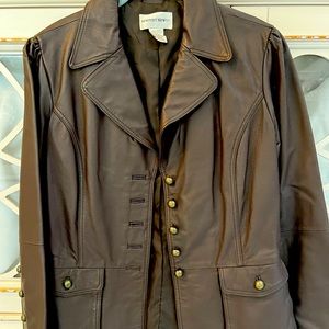 Brown Newport News Leather jacket